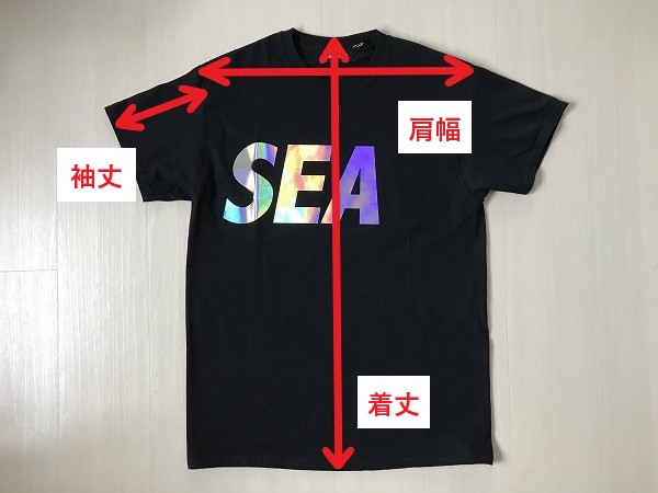 WIND AND SEA (ウィンダンシー)「Tシャツ」のサイズ感は？着画とサイズ 
