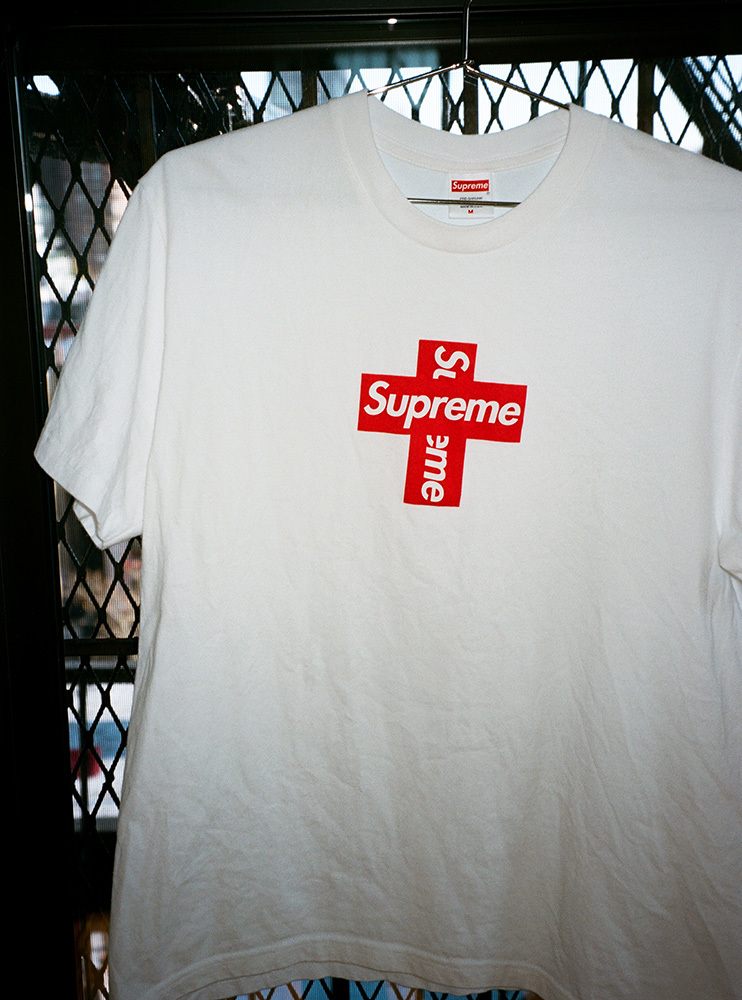 supreme クロスロゴボックス Tシャツ XLサイズ XL(LL) トップス 販売最 