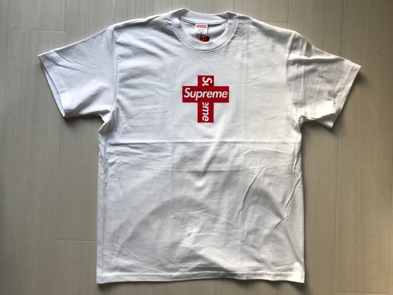 未使用品】 supreme クロスボックスロゴTシャツ opri.sg